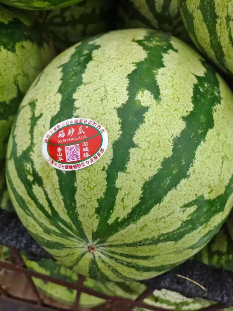 西瓜宁夏硒砂瓜！大量上市！糖度13个打底！保质保量！