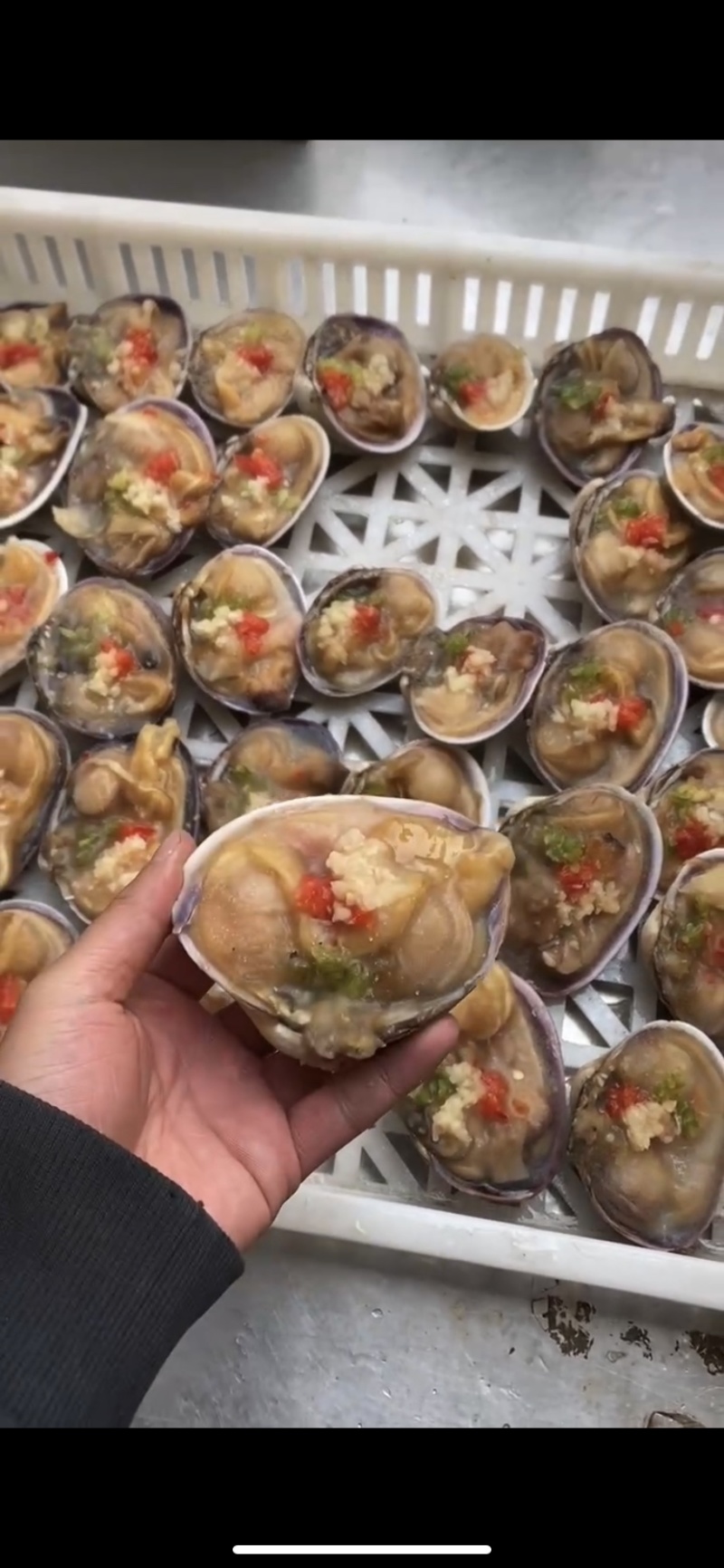 冷冻半壳天鹅蛋大蛤蜊贝类新鲜海产品烧烤海鲜水产蒜蓉半壳贝