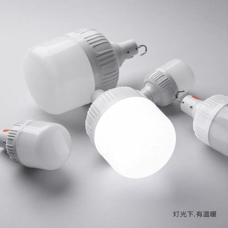 led充电灯泡夜市摆摊野外露营神器家用停电超亮防水充电式