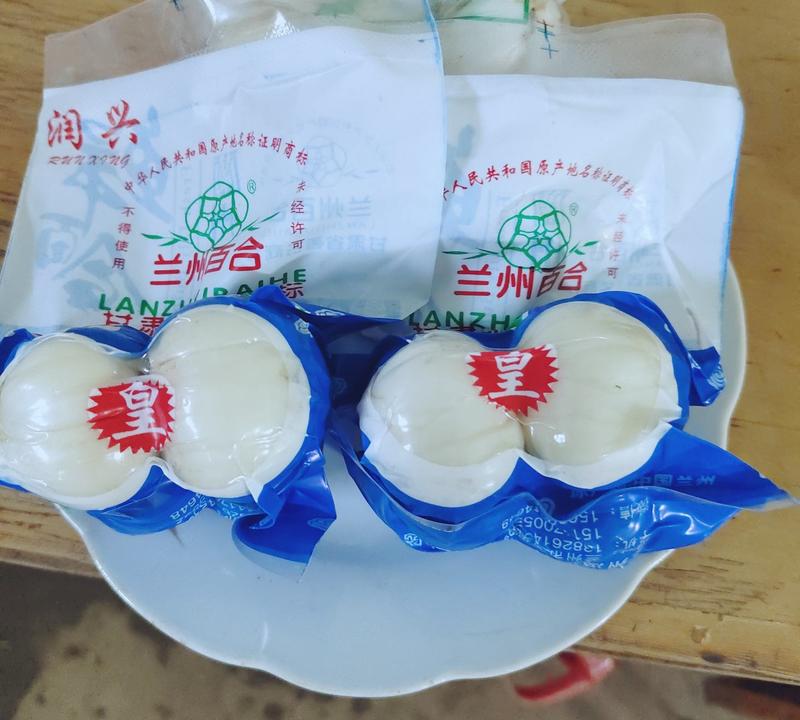 甘肃省土特产鲜百合兰州甜百合精品四头小包92包左右