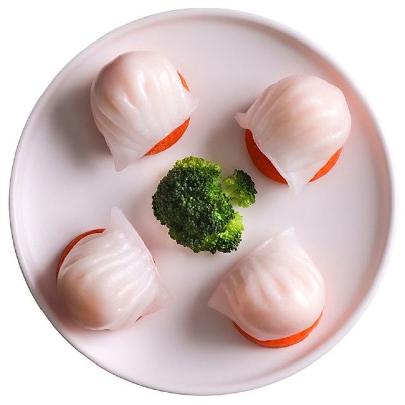 【25个/斤】虾饺水晶虾饺速冻虾饺港式早茶点心饺皇虾包邮