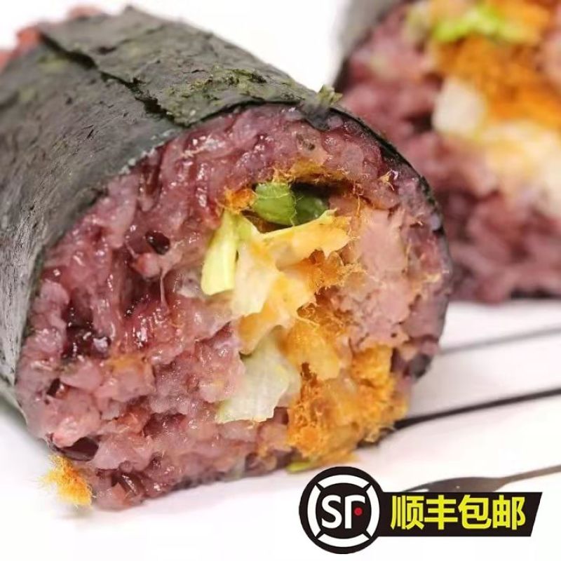 花饺时代丽轩手工饭团加热即食成品黑米糯米营养便利微波速冻