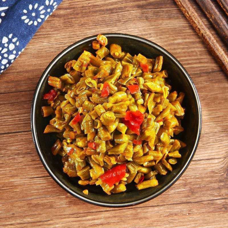 净重9斤红油豆角香辣脆酸豆角泡豇豆散装下饭菜咸菜酱菜批发