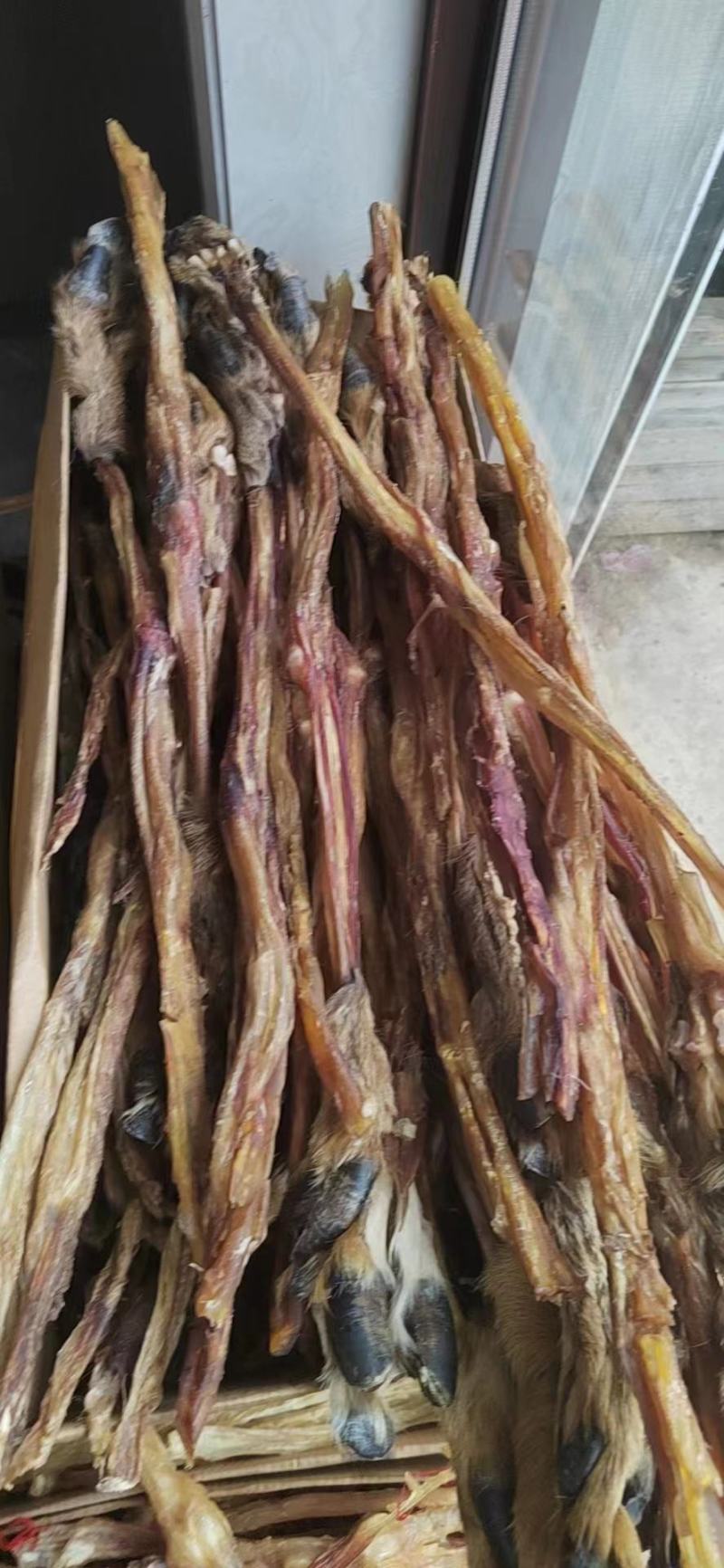 东北正中梅花鹿干鹿筋鹿筋蹄甲鹿筋干鹿筋