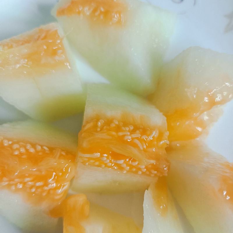 黑金蜜甜瓜，高糖，脆甜，清喉蜜瓜。