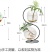现代简约透明养鱼玻璃花瓶创意家居摆件桌面小鱼缸客厅办公装