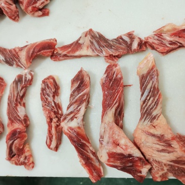 腹肉条，胸口油，碎肉