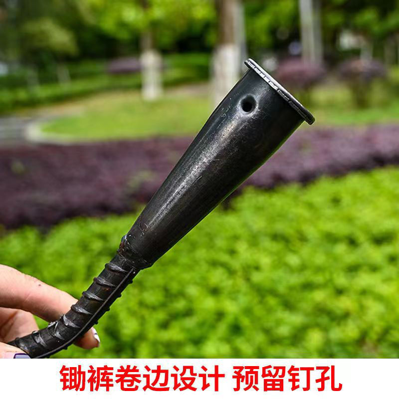 农用工具拉钩锄加厚尖头锄锰钢锻打新款加大开沟起垄锄头带长