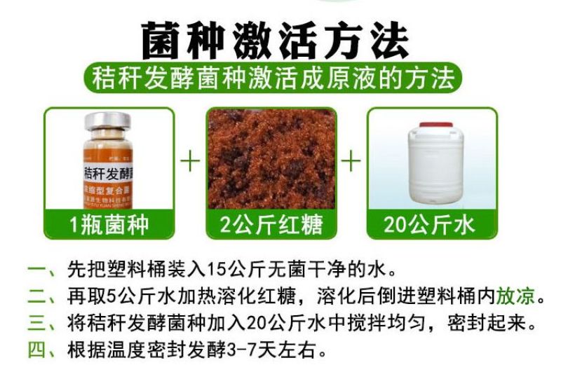 益富源秸秆发酵剂发酵农作物秸秆牧草饲料饲喂牛羊长得快