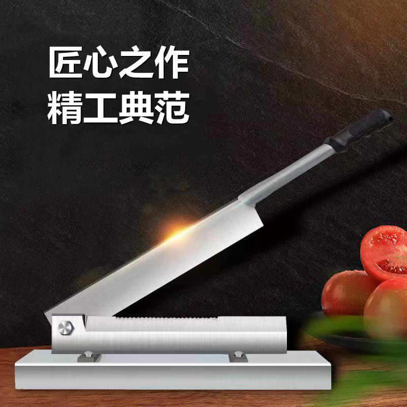 切骨刀冻肉切片刀铡刀家用商业切药材刀斩骨刀砍骨砍鸡不锈钢