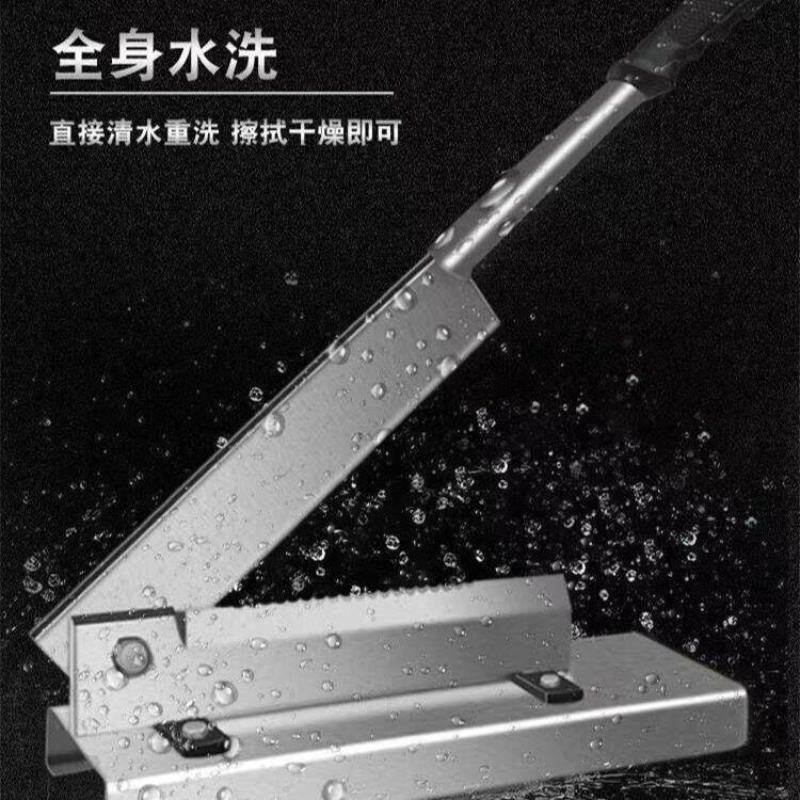 切骨刀冻肉切片刀铡刀家用商业切药材刀斩骨刀砍骨砍鸡不锈钢