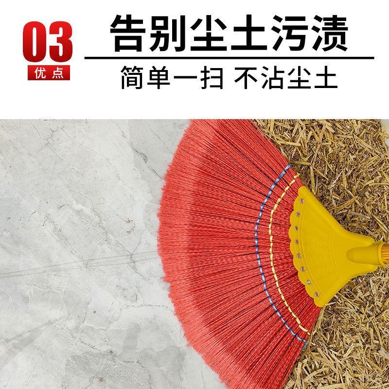批发波纹丝扫把扫地扫水结实耐用扫帚环卫工农村家用笤帚不沾