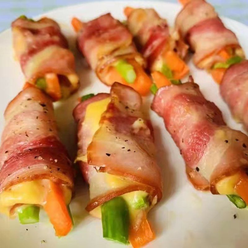 培根肉片4斤装烧烤烘焙培根麻辣烫手抓饼烤肠商用家用批发4