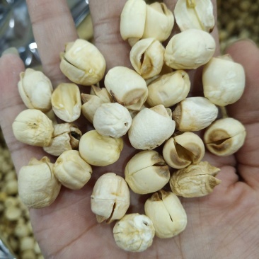 批发莲子500克手剥莲子磨皮莲子莲子去心红莲子白莲子