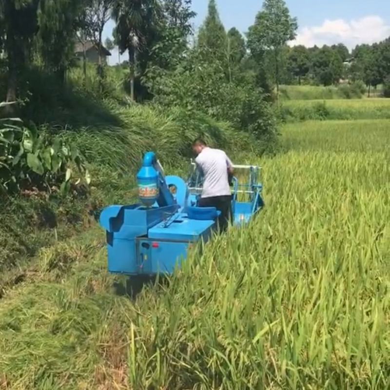 32马力稻麦联合收割机大豆收割机油菜脱粒一机多用