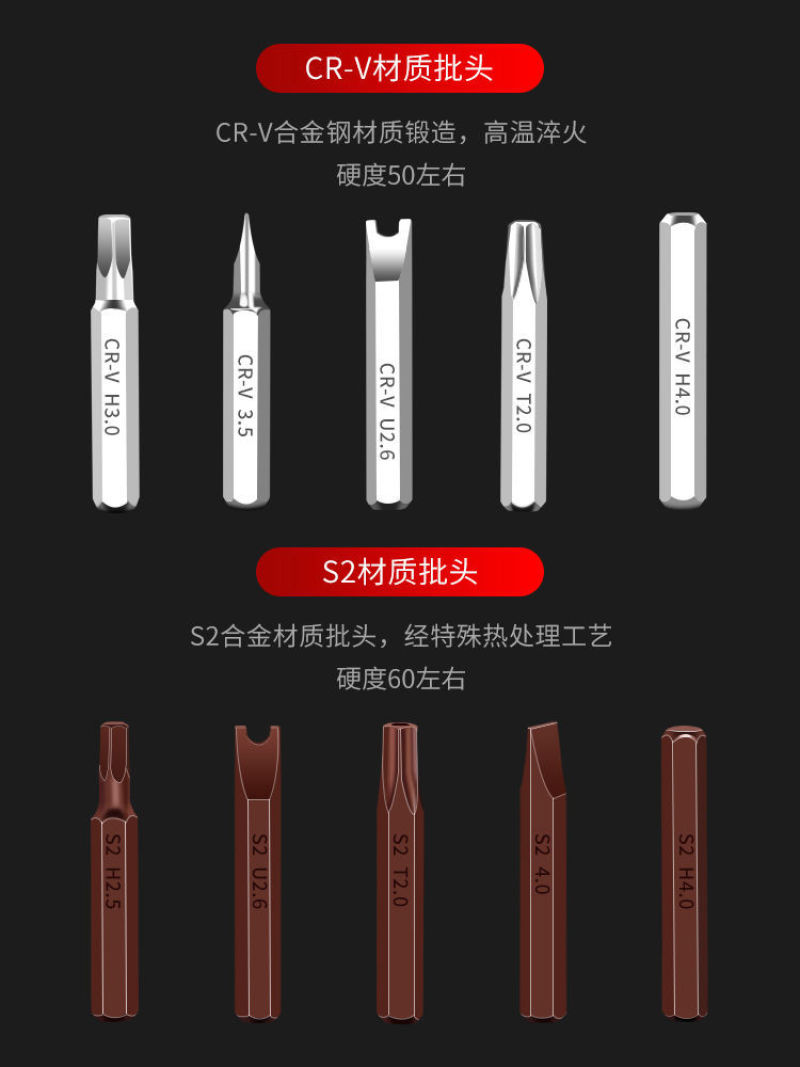 包邮六角梅花十字多功能螺丝刀套装小家用电脑手机维修拆机