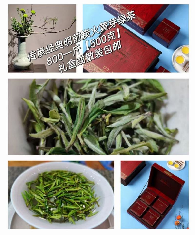 茶叶2022明前黄芽800一斤中高端绿茶【回甘好】