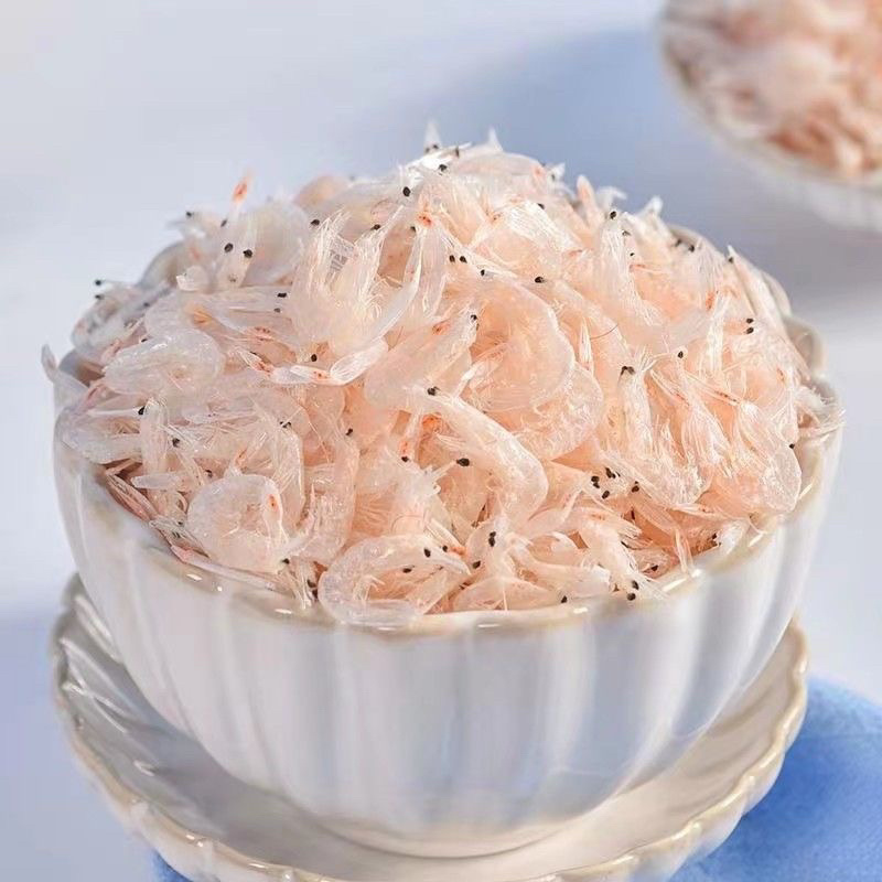【顺丰包邮】淡干虾皮无盐特级大号虾皮纯干补钙辅食一件代发