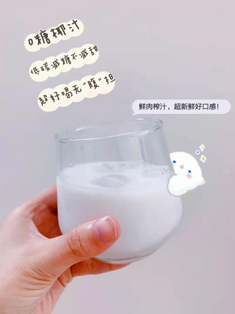 夏日清爽零糖椰汁