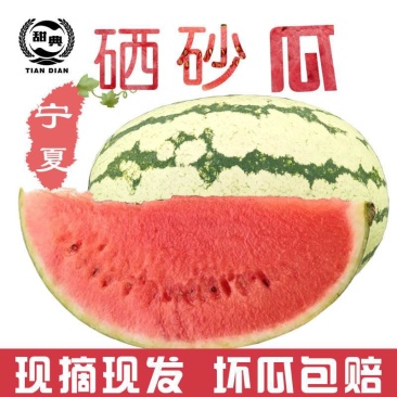 宁夏硒砂瓜，皮毛好，瓜型正，糖度高，全国发货。