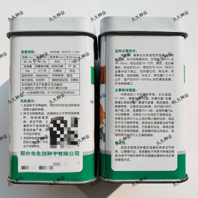 先字牌阿瑞斯蜜本南瓜种子肉质甘甜大果蜜本南瓜子种子