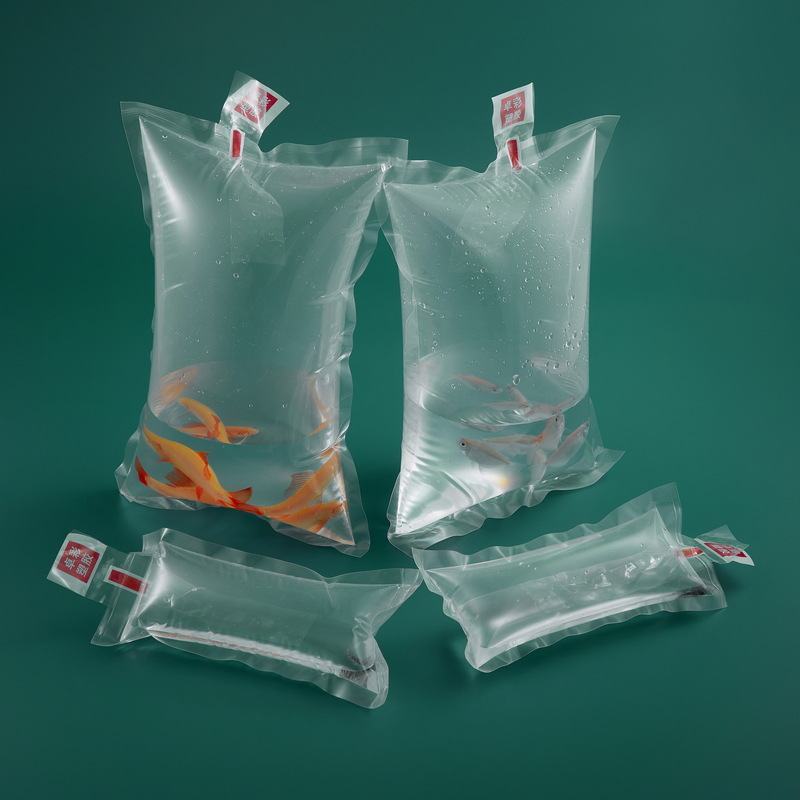 活鱼袋水族鱼充气袋打包袋观赏鱼虾包装袋快递运输氧气袋底部