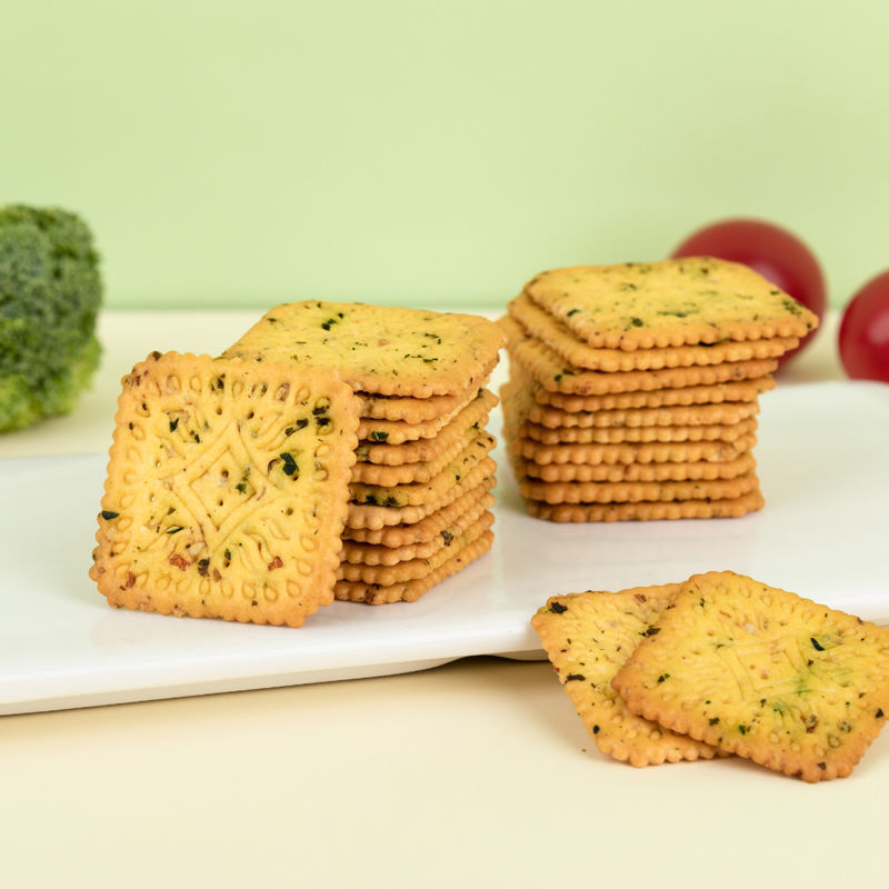 思维特儿童蔬菜味小饼干无任何添加剂薄脆休闲零食