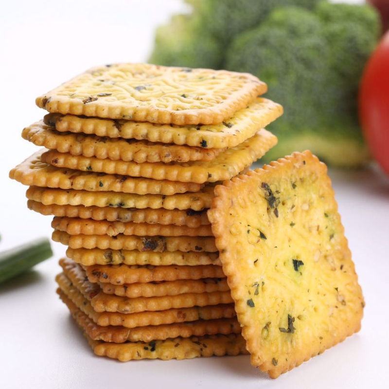 思维特儿童蔬菜味小饼干无任何添加剂薄脆休闲零食
