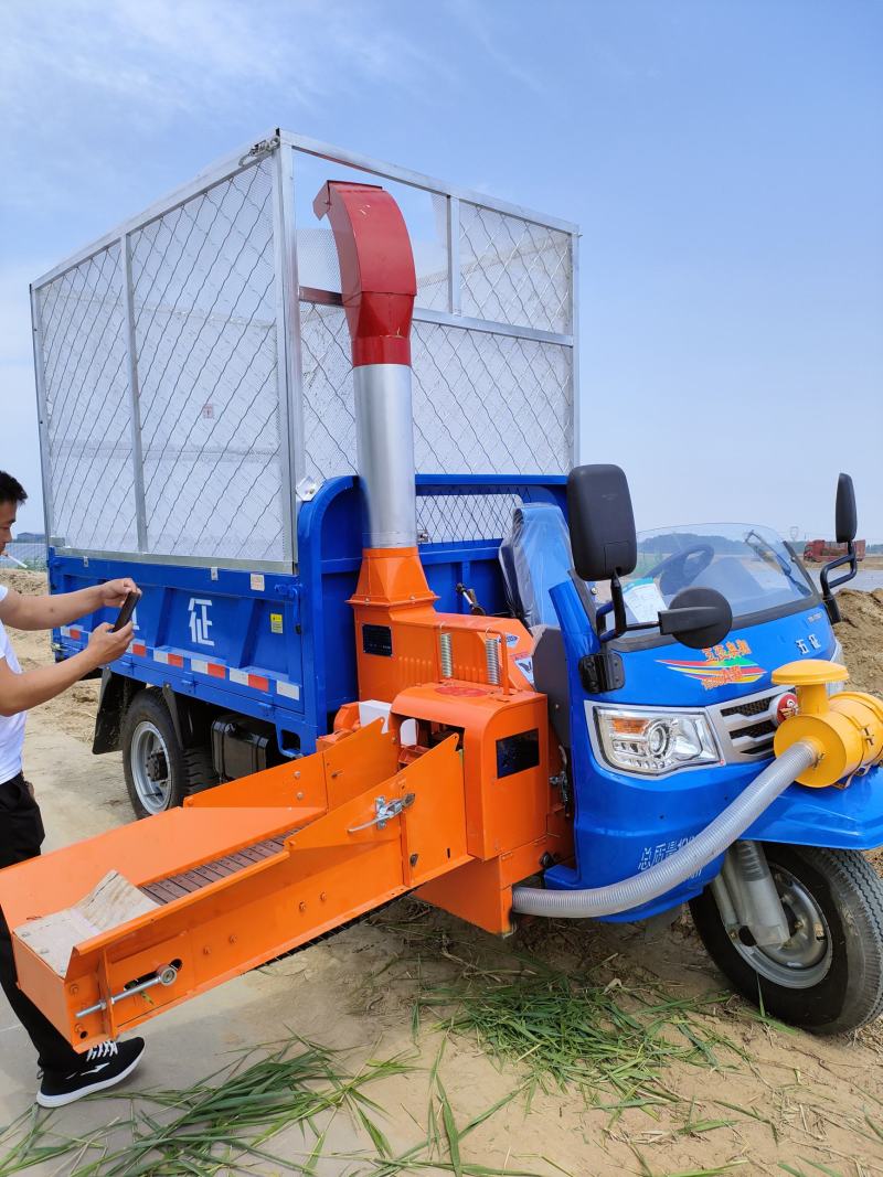 农机五征三轮铡草车，移动式铡揉一体机，干湿两用，