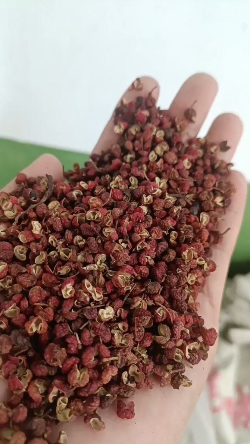 陕西大红袍花椒，干花椒颗粒。5斤起包邮了。