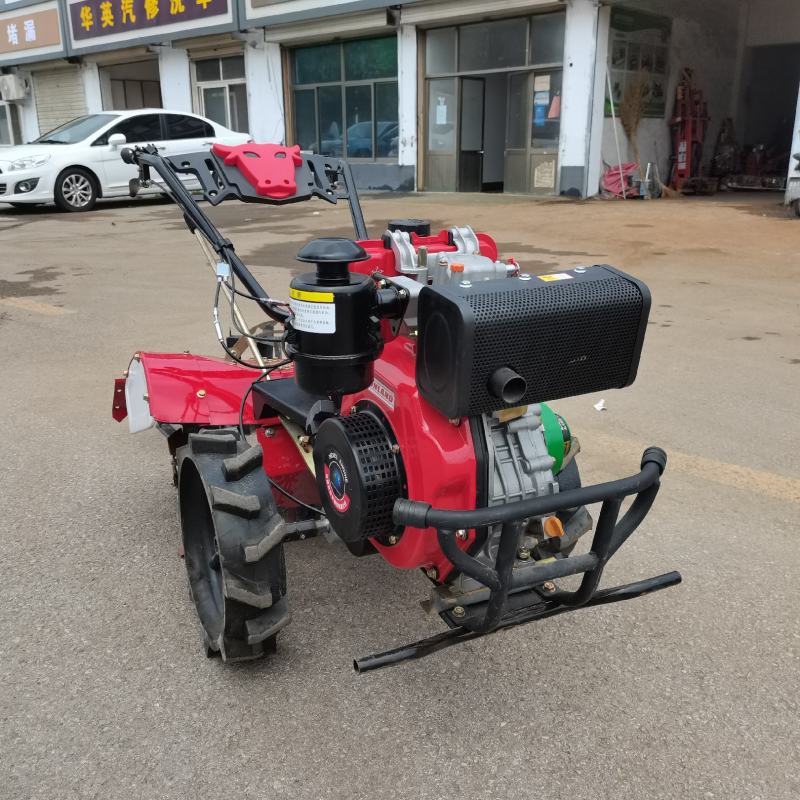升级版多功能四驱后旋微耕机果园山地旋耕除草机