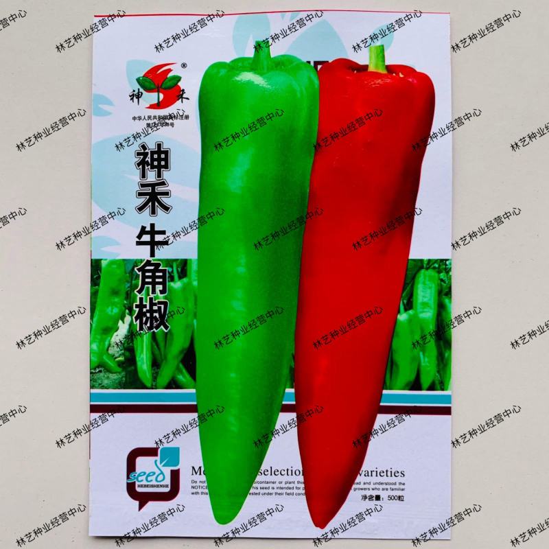 辣椒种子大全大果牛角椒种子神禾牛角椒高产神牛大果牛角