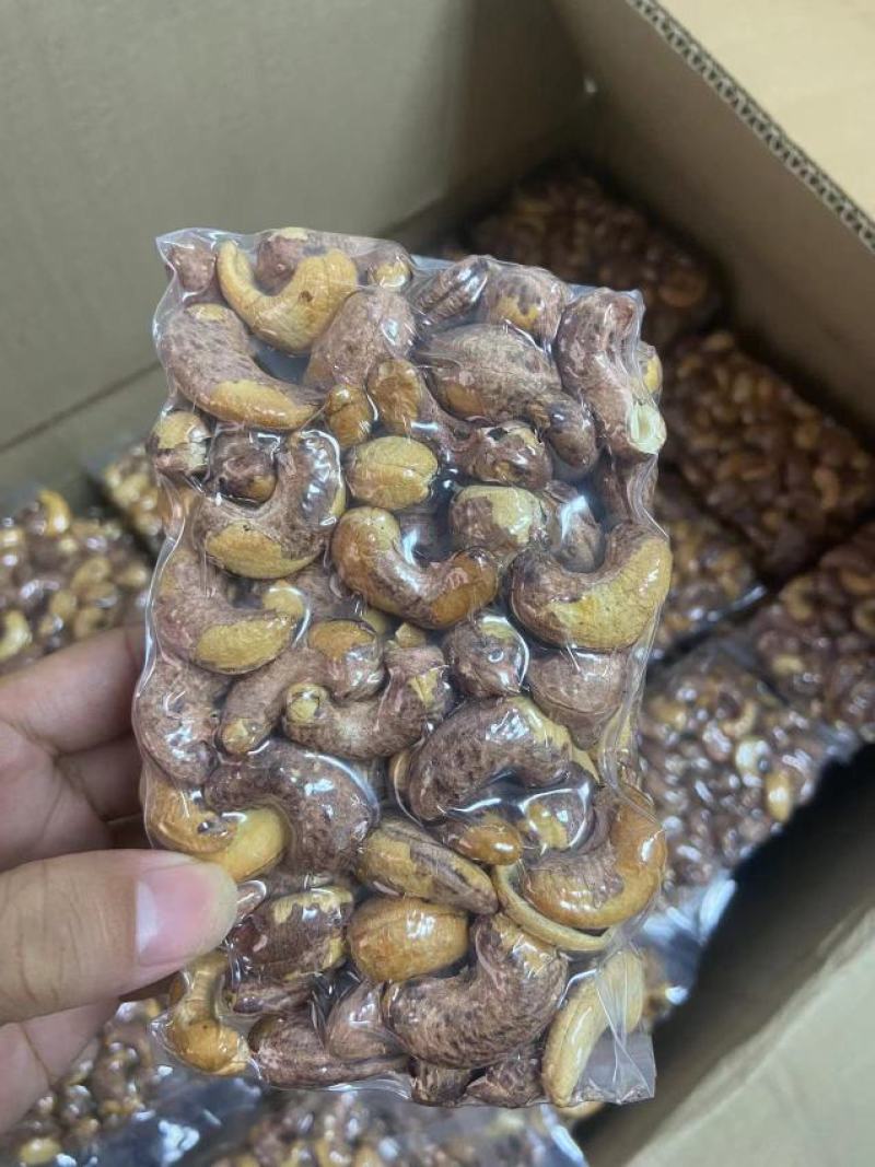 250克500克越南大颗粒炭烧盐焗腰果一件起批