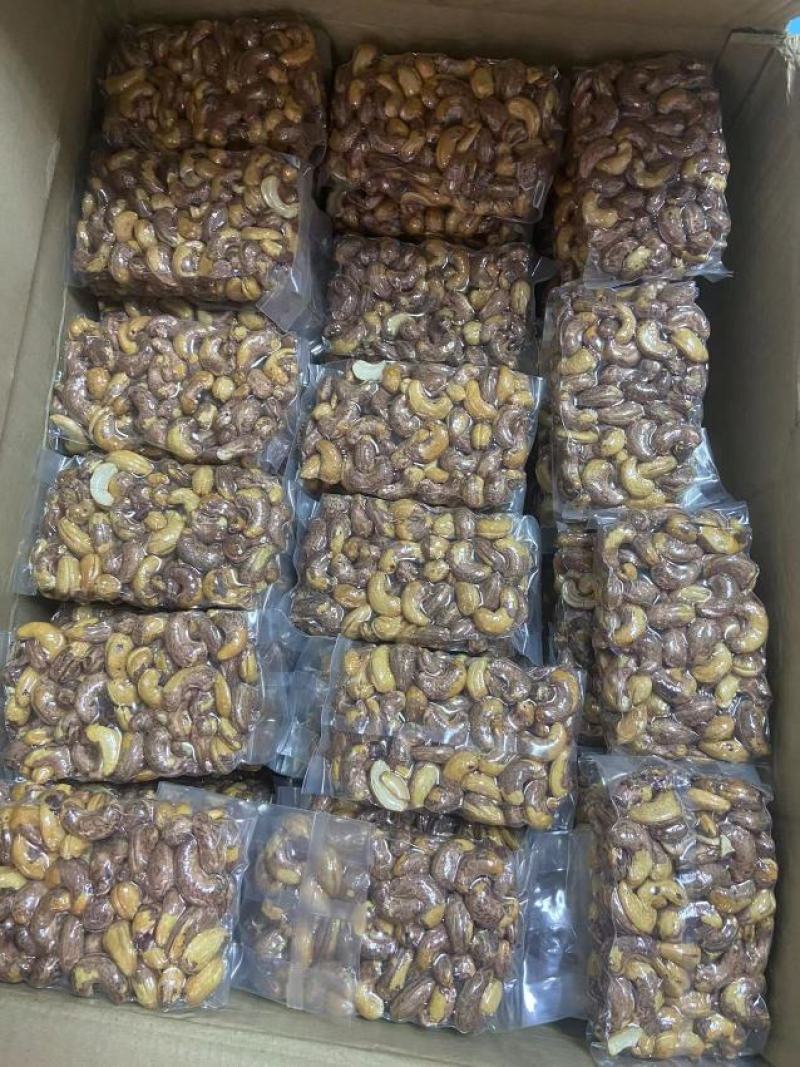 250克500克越南大颗粒炭烧盐焗腰果一件起批