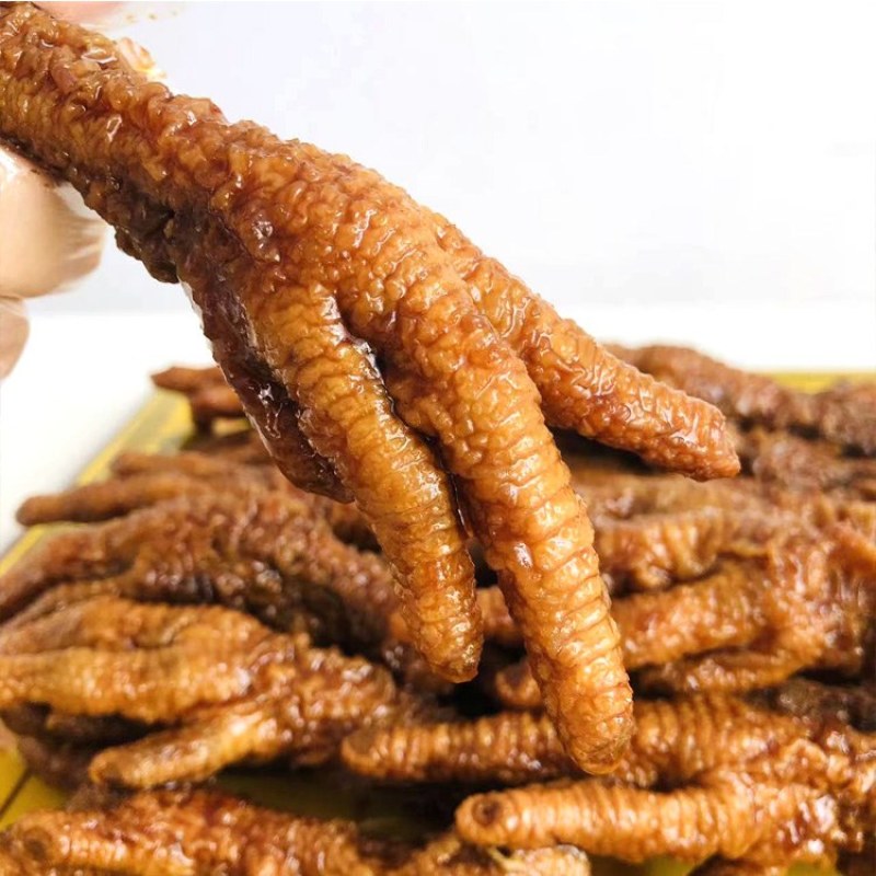 酱香虎皮鸡爪，熟食批发，餐饮商用，一袋起发，三袋包邮