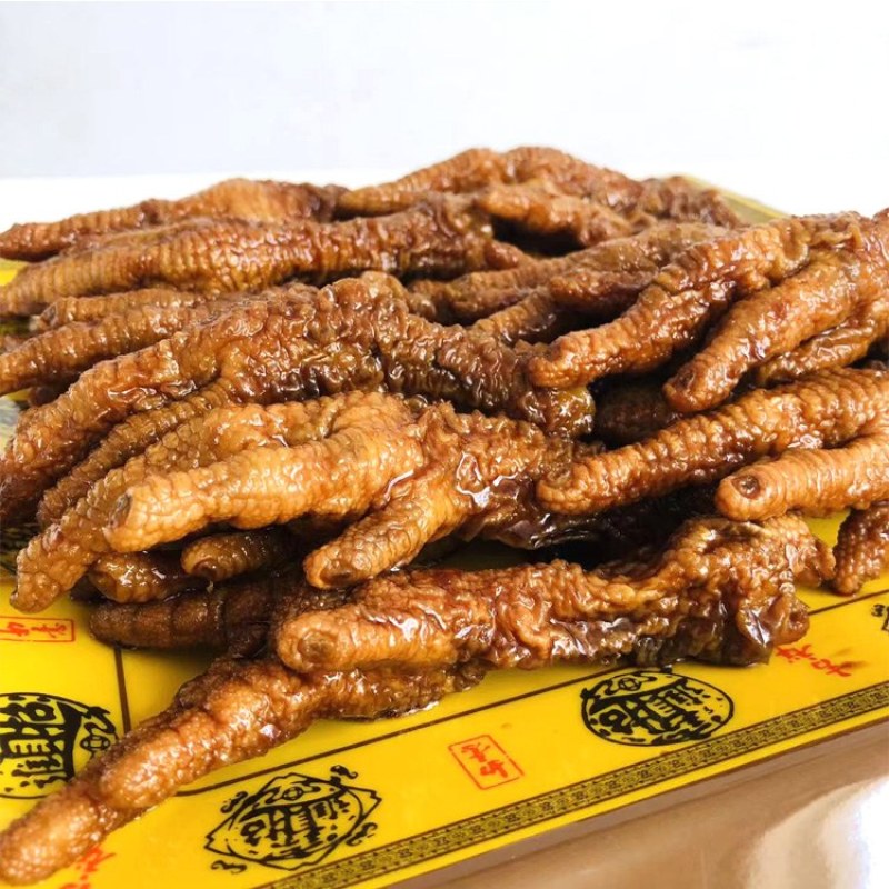 酱香虎皮鸡爪，熟食批发，餐饮商用，一袋起发，三袋包邮