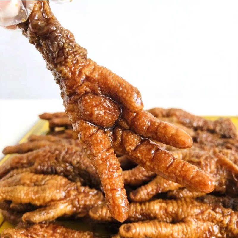 酱香虎皮鸡爪，熟食批发，餐饮商用，一袋起发，三袋包邮
