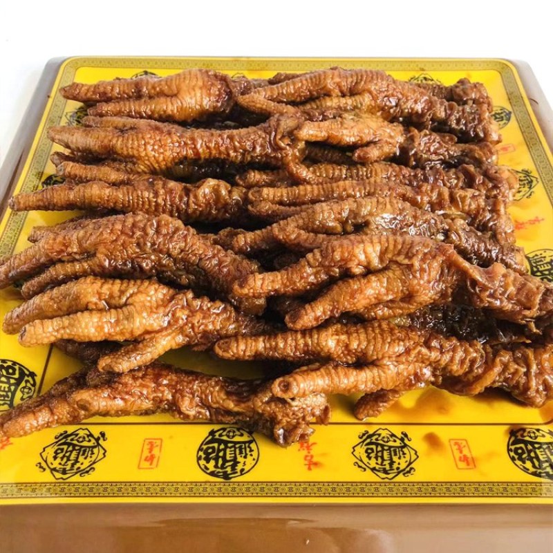 酱香虎皮鸡爪，熟食批发，餐饮商用，一袋起发，三袋包邮