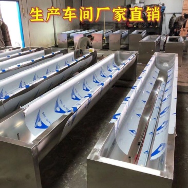 恒温饮水槽电加热不锈钢牛羊喝水槽冬季防冻食槽养殖场设备可