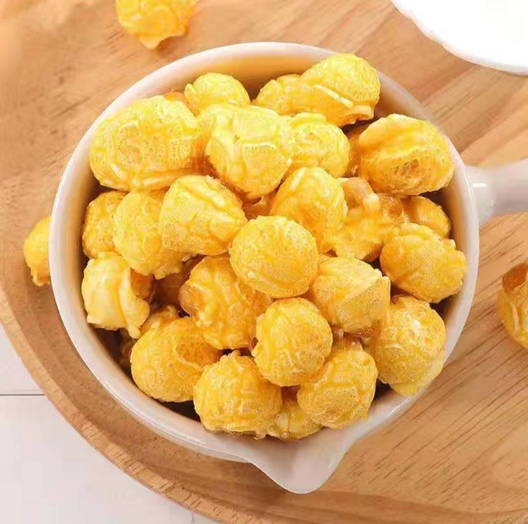 多种口味甜玉米花拼盘