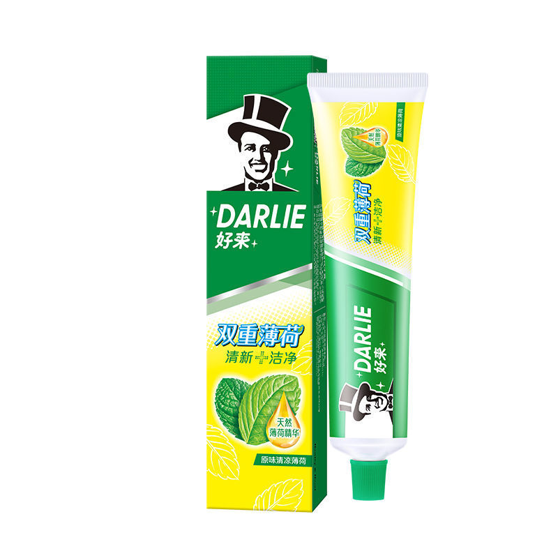 DARLIE好来(原黑人)牙膏双重薄荷多规格改善黄牙渍清