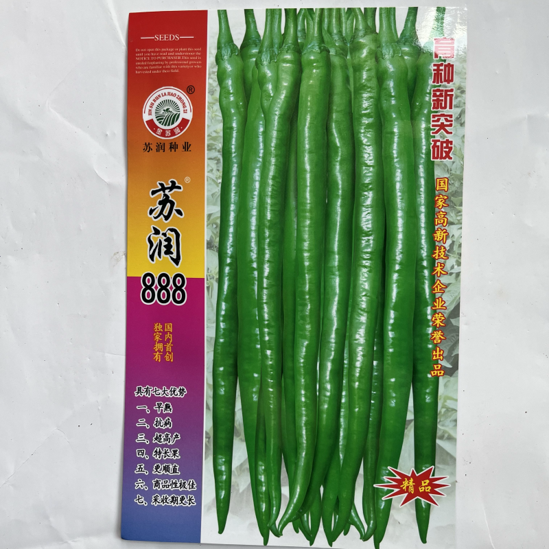 苏润888，998线椒种子青皮软皮线椒品种早熟