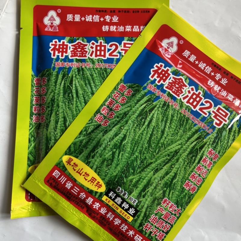 神鑫油2号油菜种子杂交品种矮杆油菜种种子