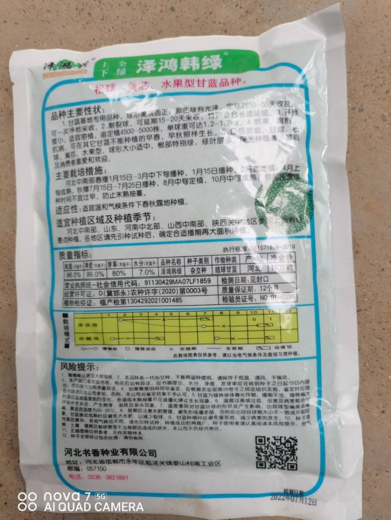 国内首创越冬甘兰冬春2号韩绿甘蓝甘蓝种子