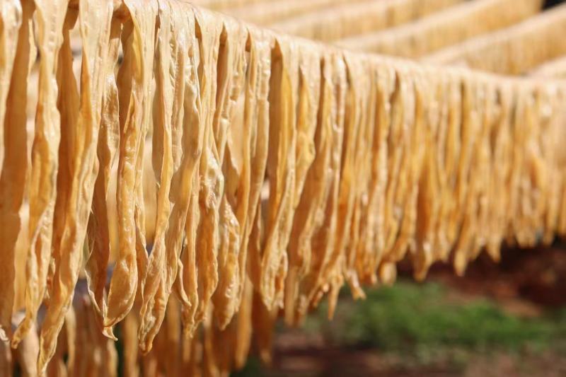 农家黄豆扁腐竹，柴火手工制作，质量保证，广东省内量大包邮