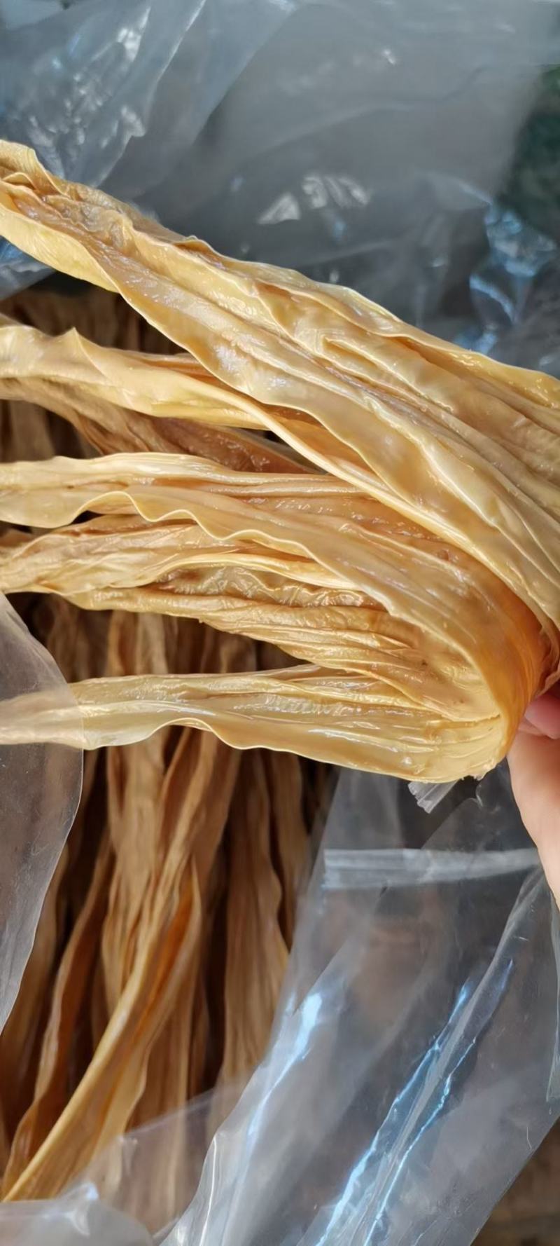 农家黄豆扁腐竹，柴火手工制作，质量保证，广东省内量大包邮