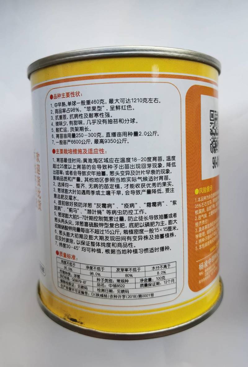 中领8522洋葱种子紫皮扁圆中早熟高产辣甜脆亩产上万斤