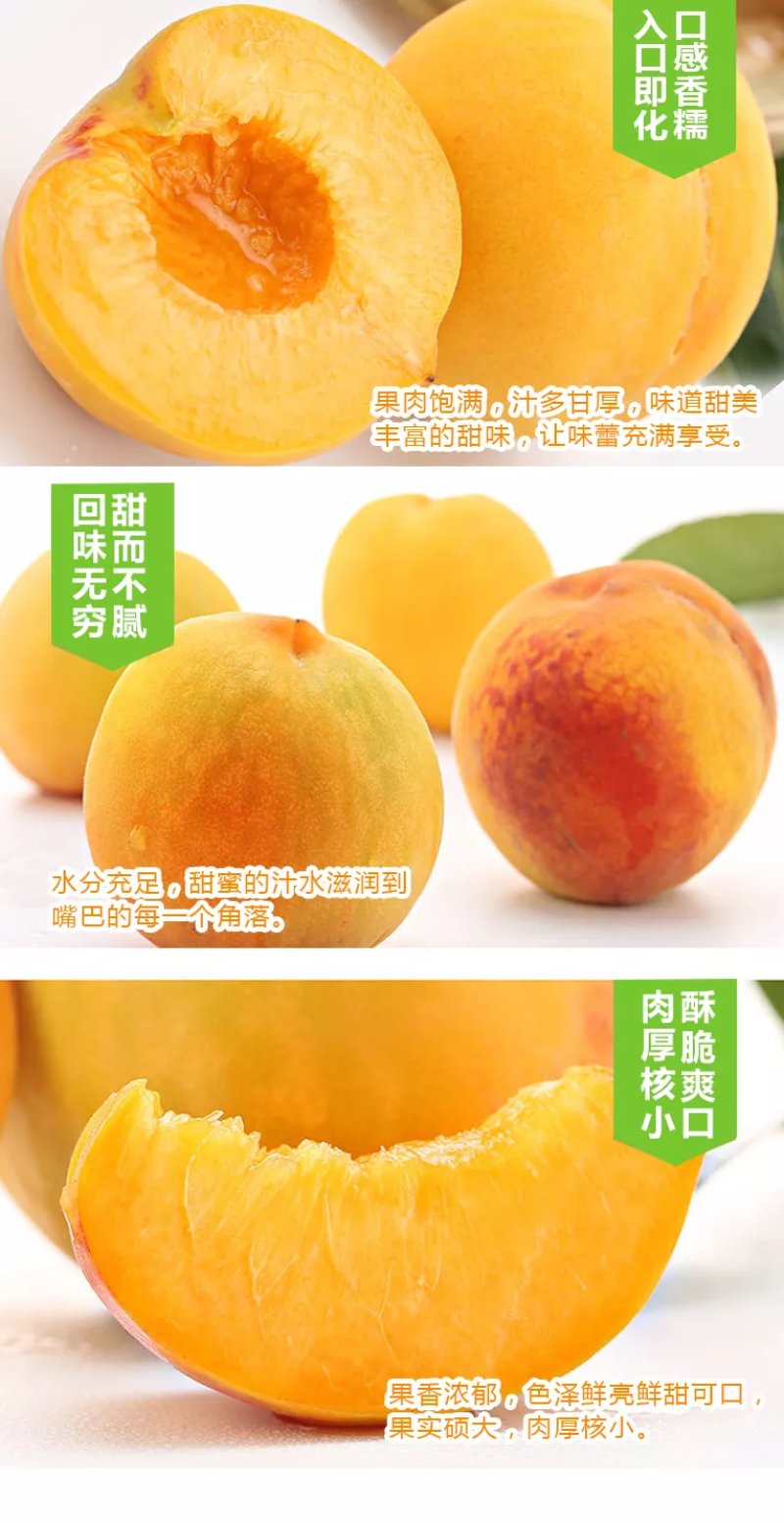 锦绣黄桃产地直发5斤10斤装(70-80MM）一件代发