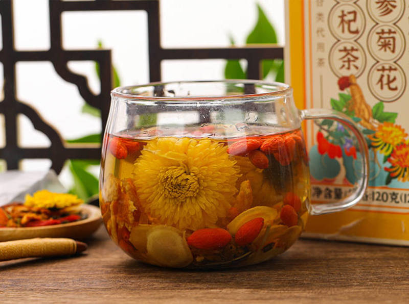 菊花茶人参菊花枸杞茶菊花决明子茶组合花茶正品一件代发