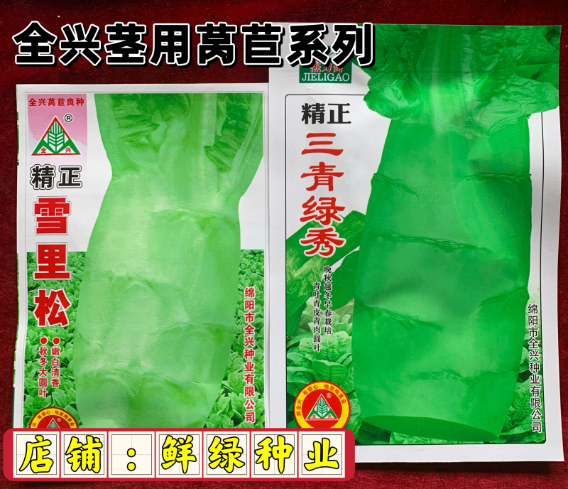 全兴茎用莴苣精正系列：净菜率高，风味佳，商品性好